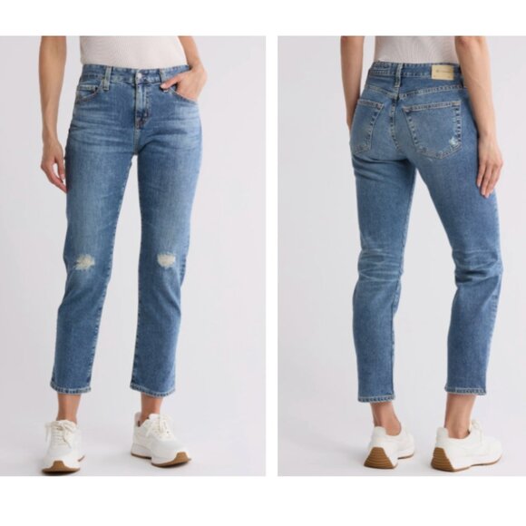 AG Adriano Goldschmied‎ Jeans 26 AG-ED Ex-Boyfriend Slouchy Slim Fit Distressed - Picture 1 of 8